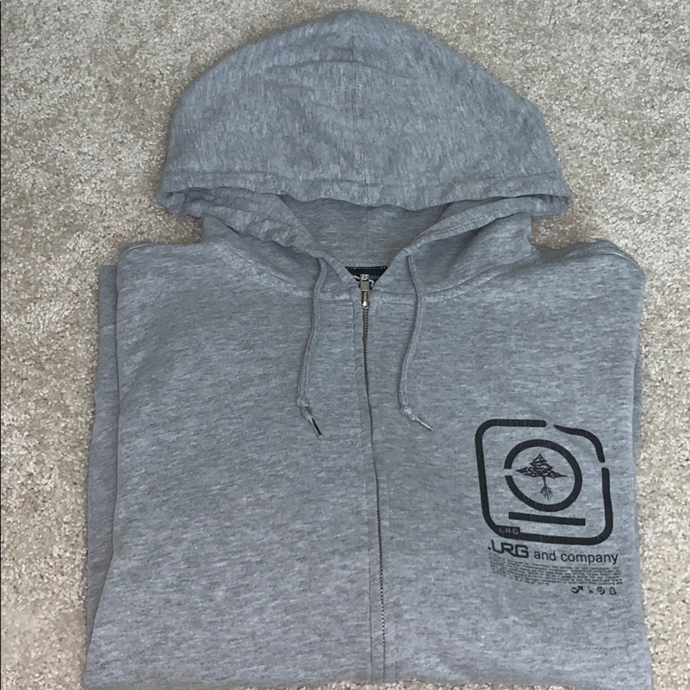 Gray LRG and Company Street Hoodie